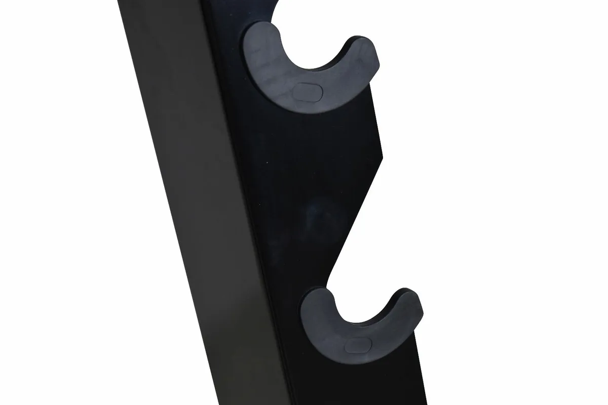 Vertical 6 Pair Dumbbell Storage Rack Weights Gym - Image 4