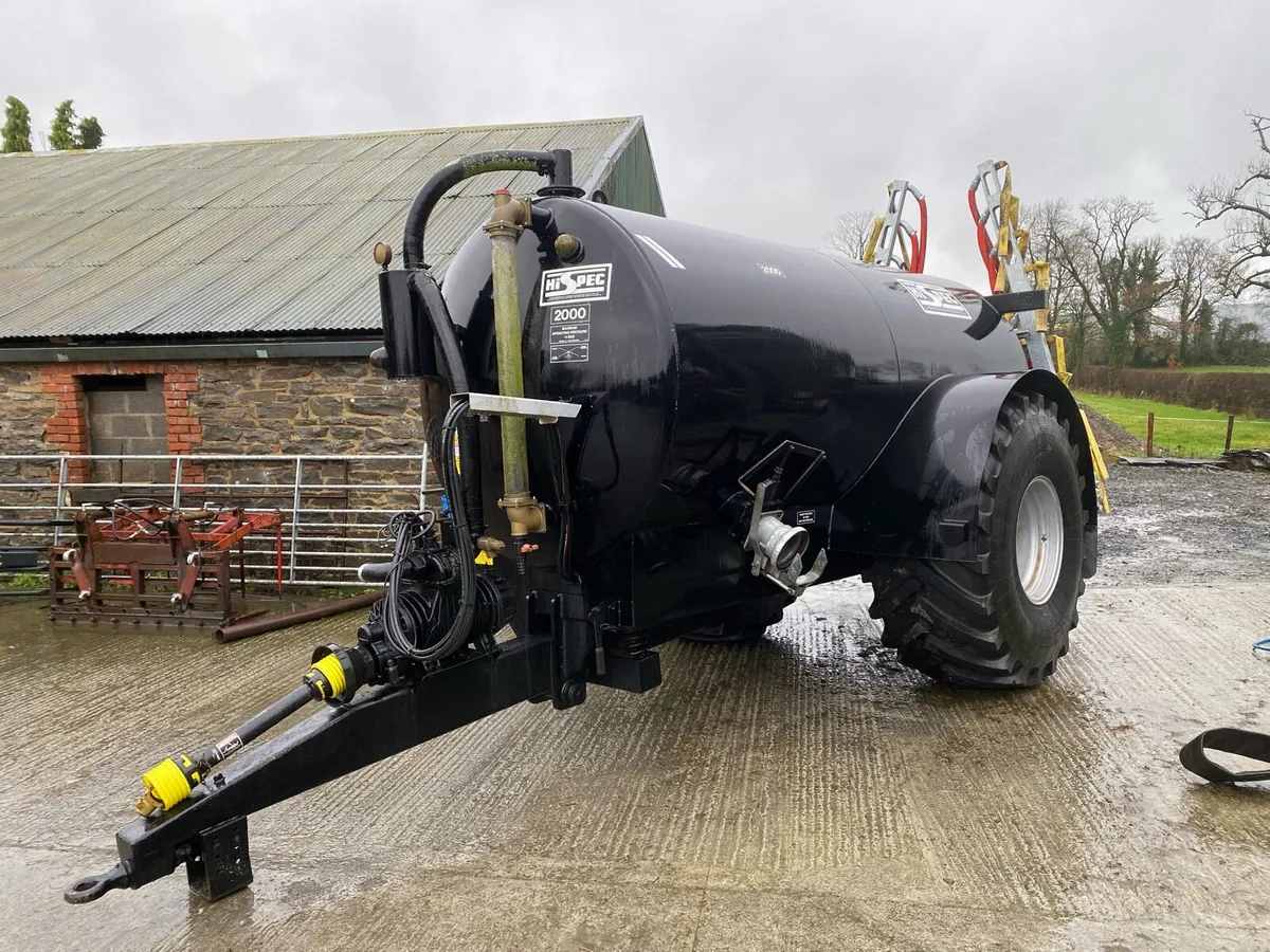 Hispec 2000 gal slurry tanker & Mastek dribble bar - Image 2