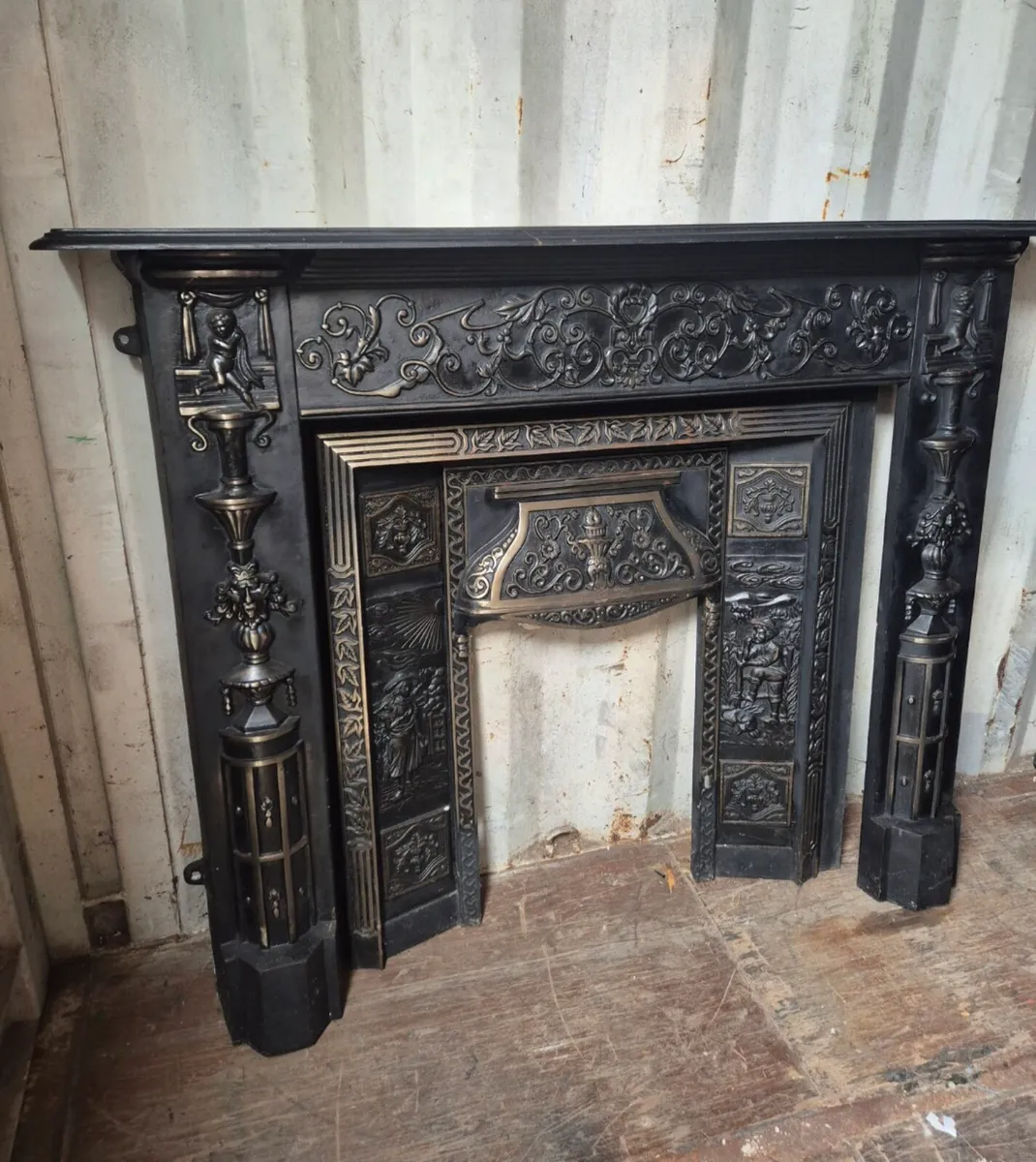 Cast iron fireplace - Image 1