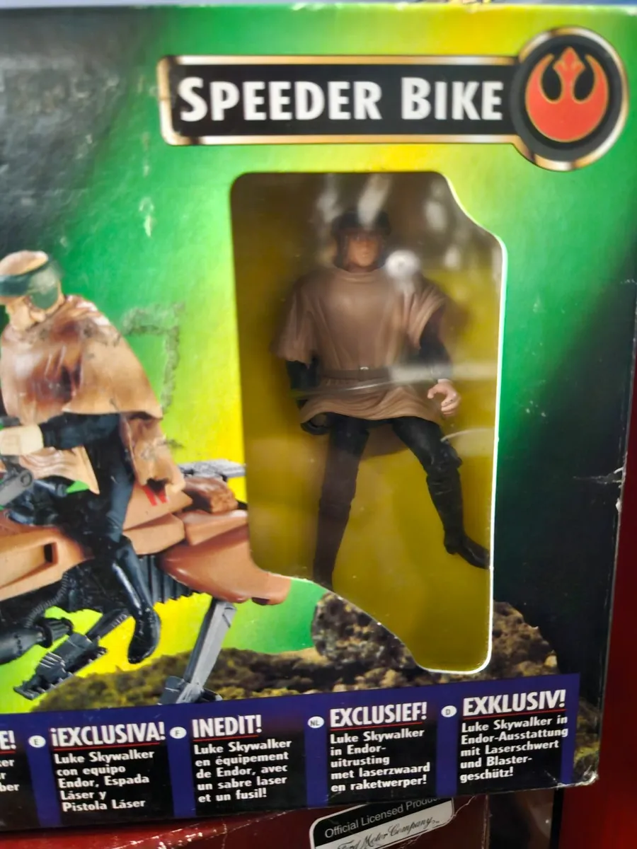 Star Wars POTF2 Luke Skywalker Speeder Bike - Image 2