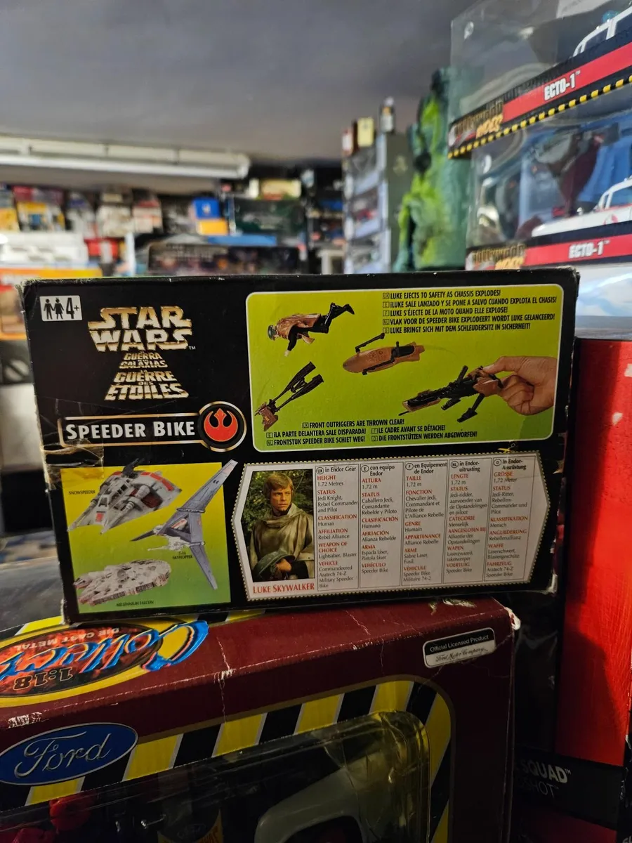 Star Wars POTF2 Luke Skywalker Speeder Bike - Image 3