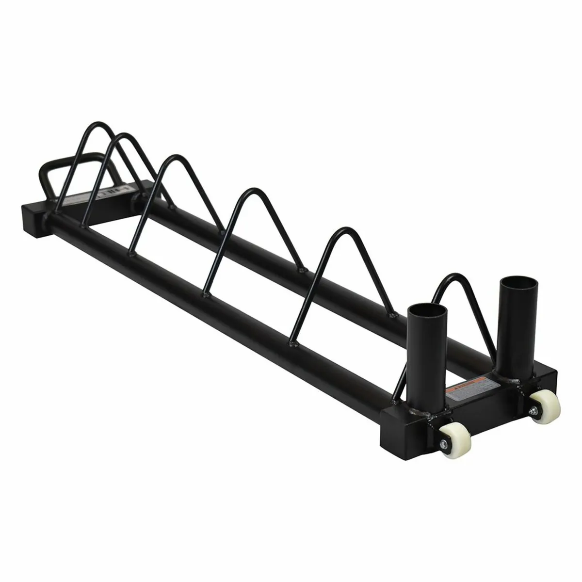 Bumper Plate Toaster Storage Rack with Wheels Gym - Image 1