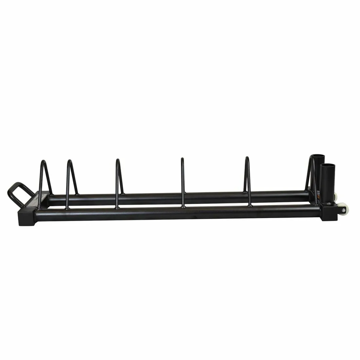 Bumper Plate Toaster Storage Rack with Wheels Gym - Image 2