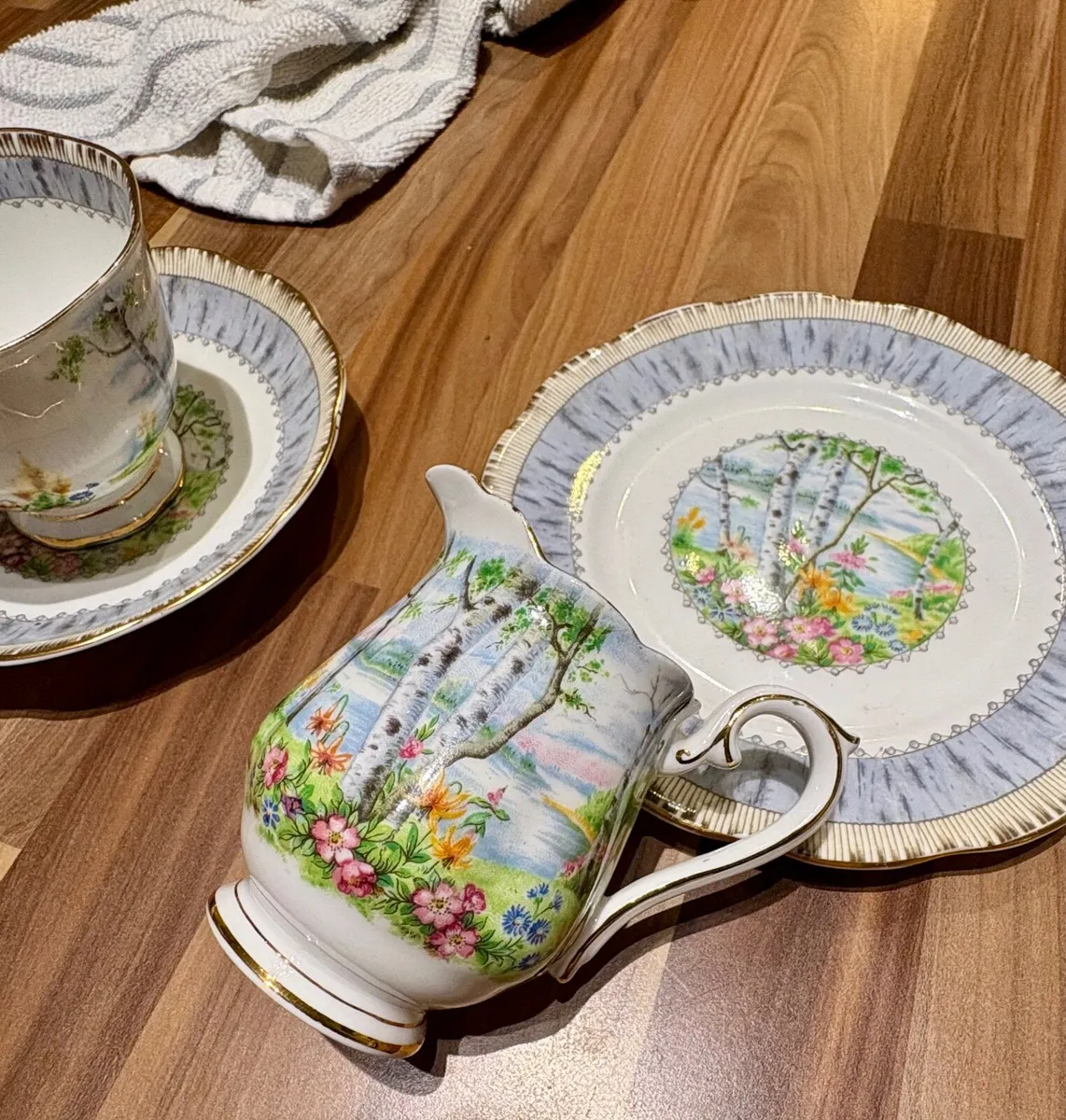 Royal Albert Bone China -silver birch - Image 3