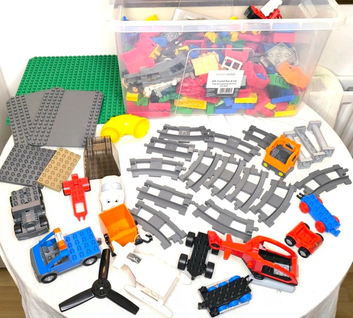 Large Lego Duplo Bundle (411 pieces +3 plates) - Image 4