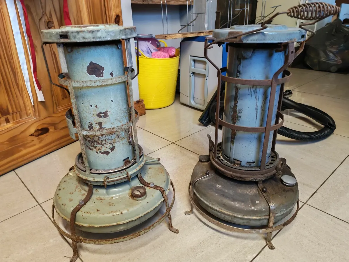 Antique Aladdin Blue Flame Heaters - Image 1
