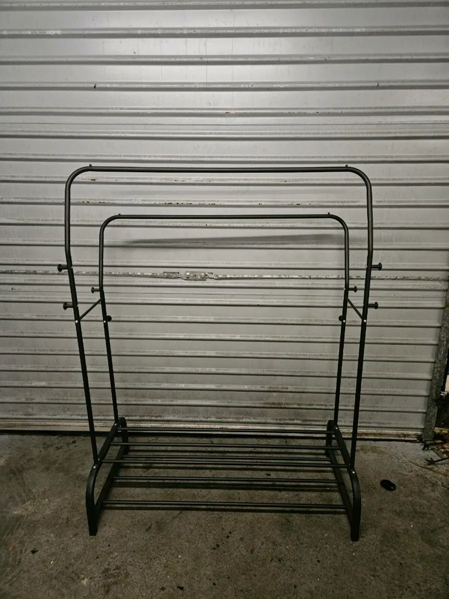 Sturdy Double Clothes Rail – Great Condition - Image 1