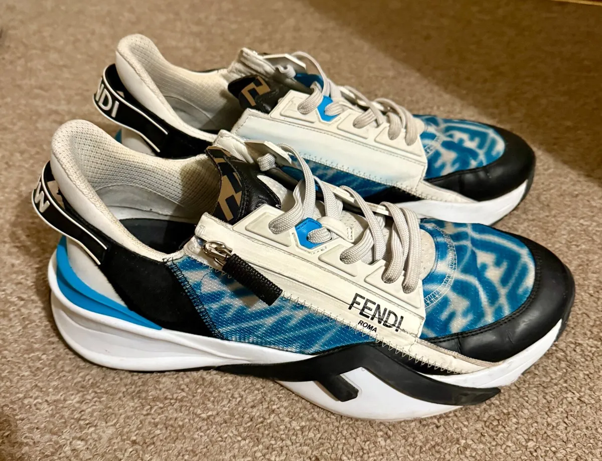 FENDI FLOW SNEAKERS SIZE10uk - Image 2