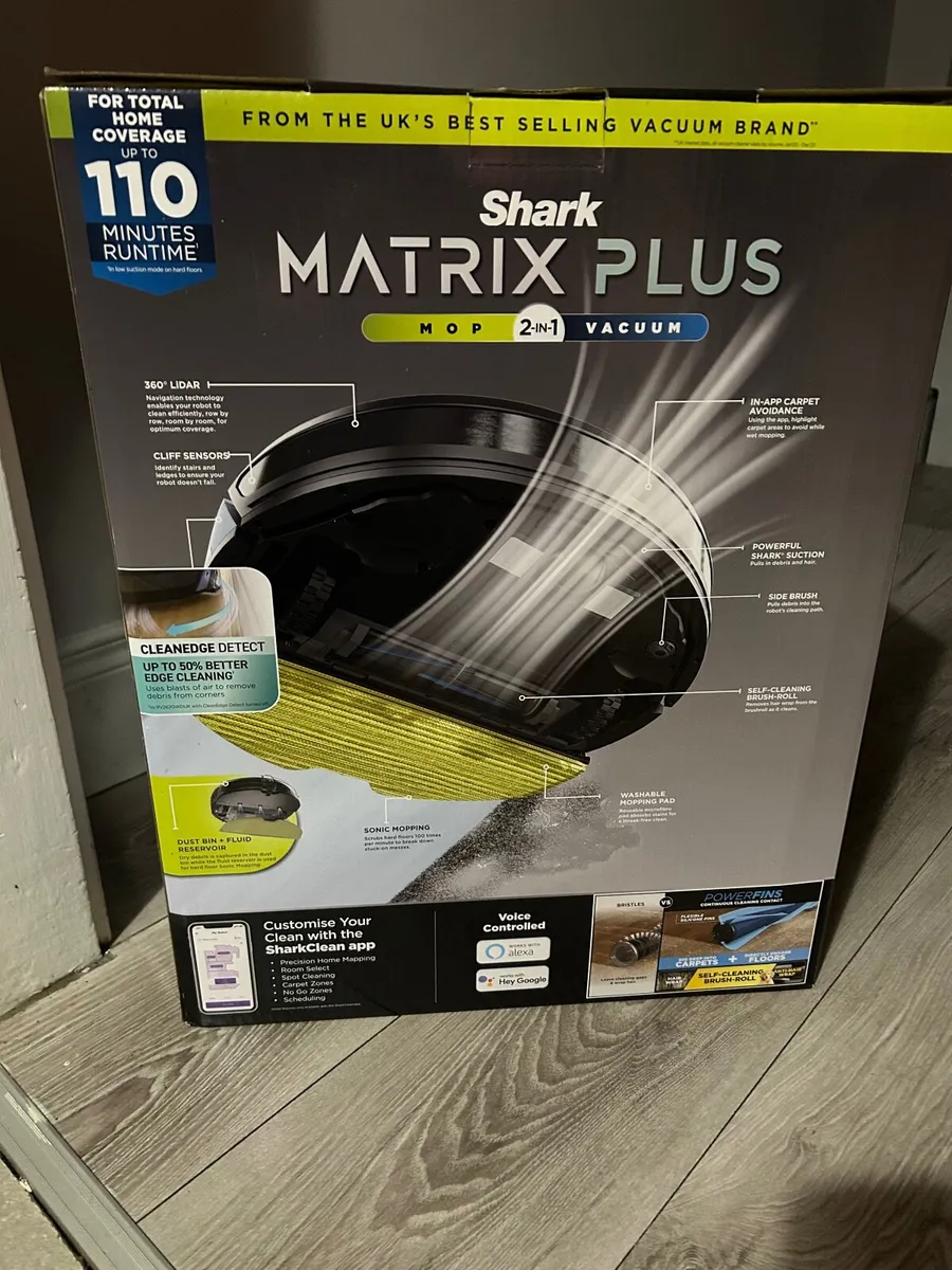 Shark 2 in 1 matrix vacuum and mop (NEW) - Image 2