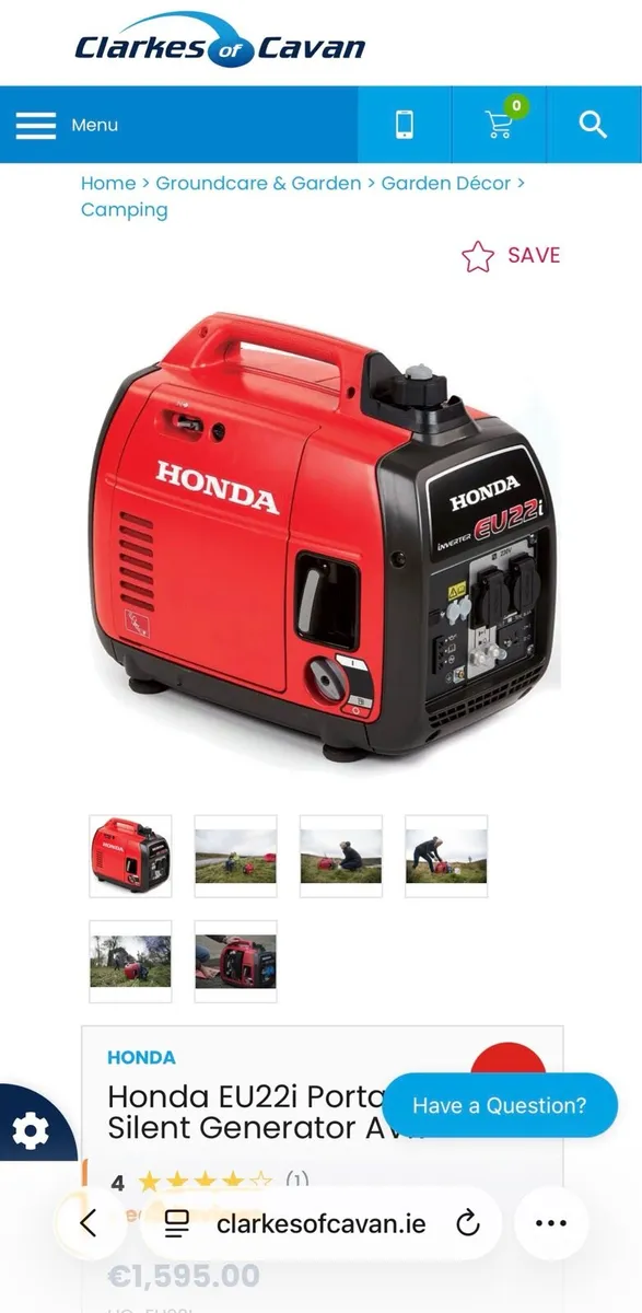 Honda silent generator. - Image 4