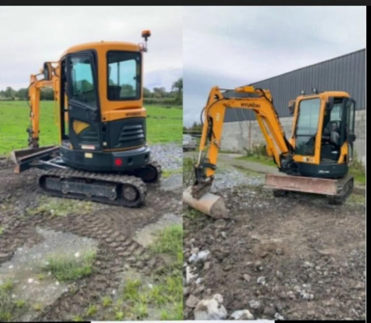 2 ton and micro digger for hire - Image 2