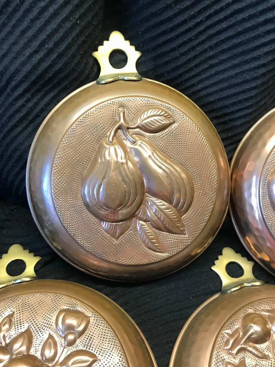 Vintage Copper and Base Moulds - Image 3