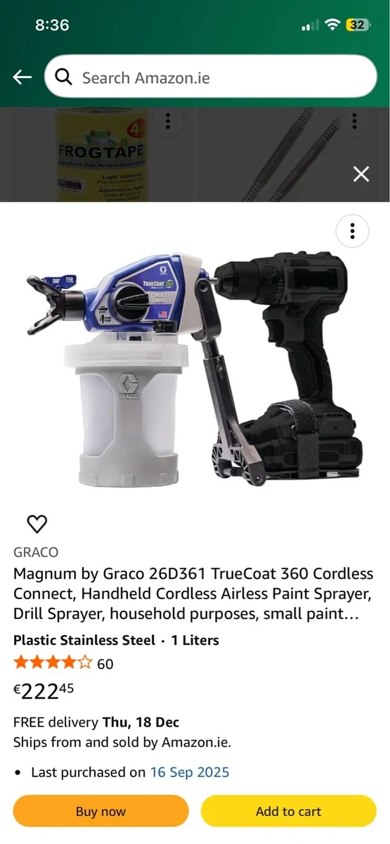 Graco paint sprayer