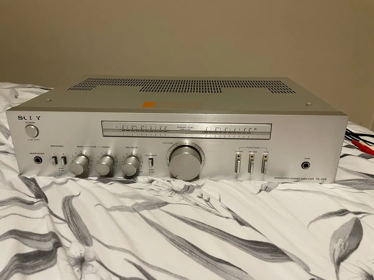 Sony TA 242 Stereo Amplifier - Image 1