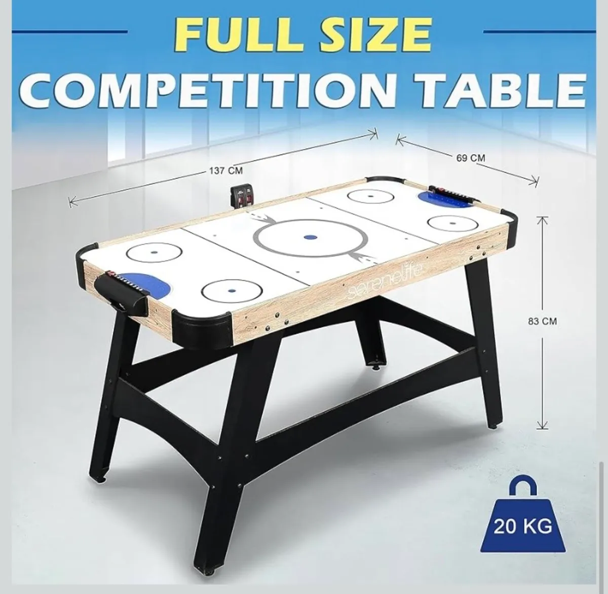 SereneLife Air Hockey table - Image 1