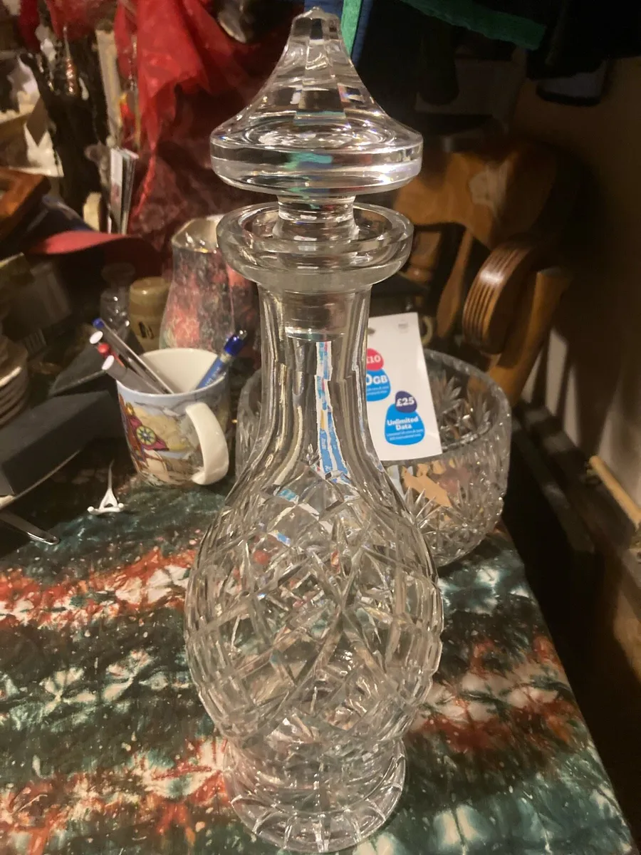 Waterford crystal decanter free postage - Image 1