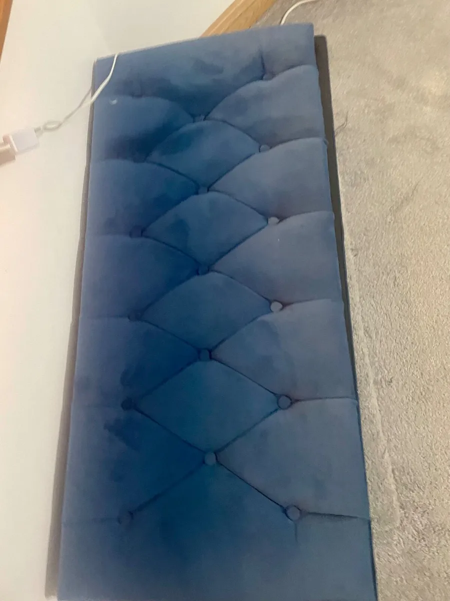 Superking Fabric Bed Frame & blanket box - Image 2