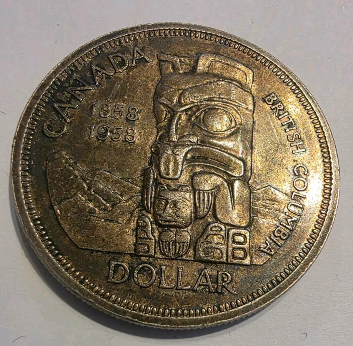1958 canadian silver dollar - Image 2