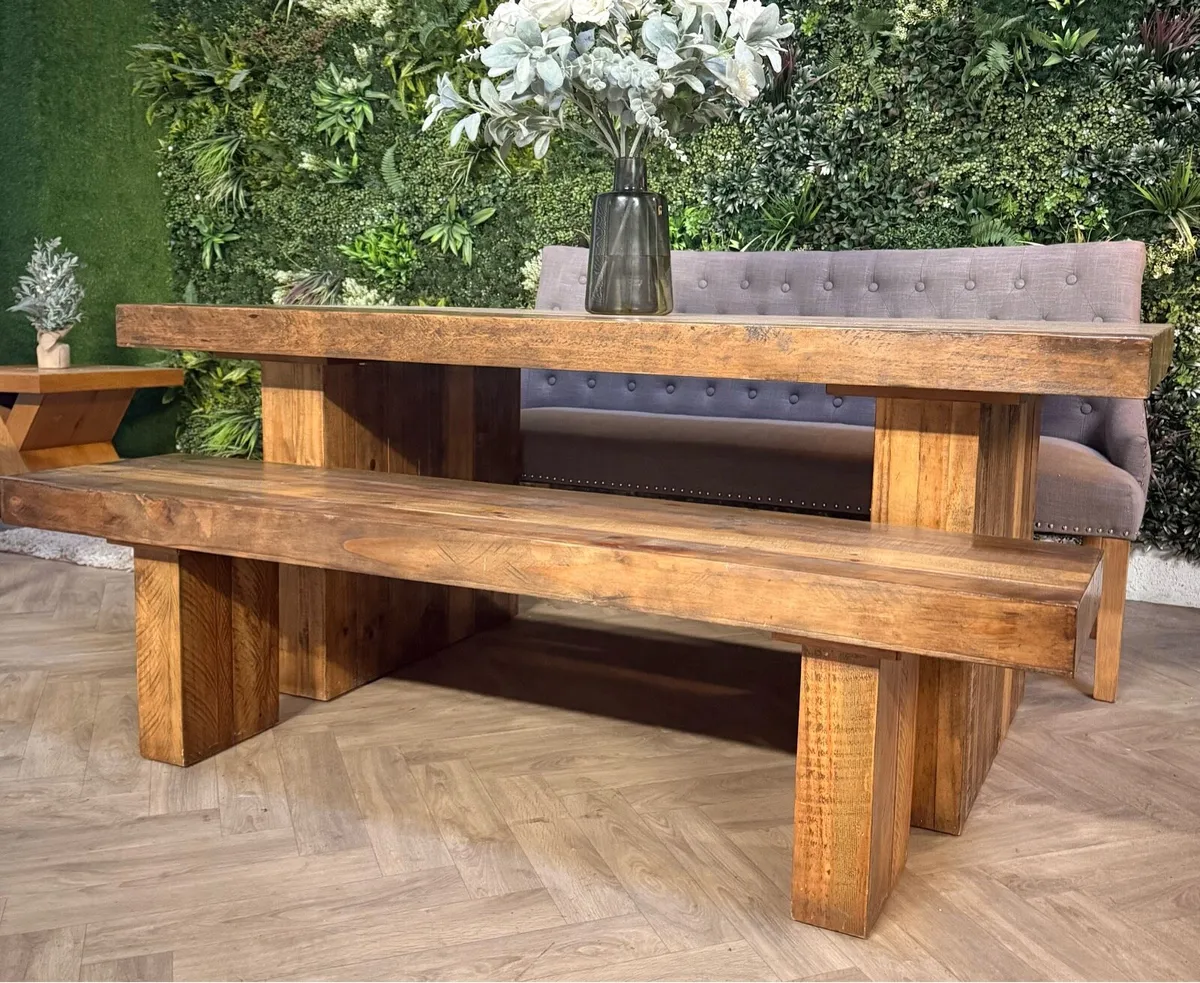 Kitchen table, sofa bench & bench/ dining set - Image 1