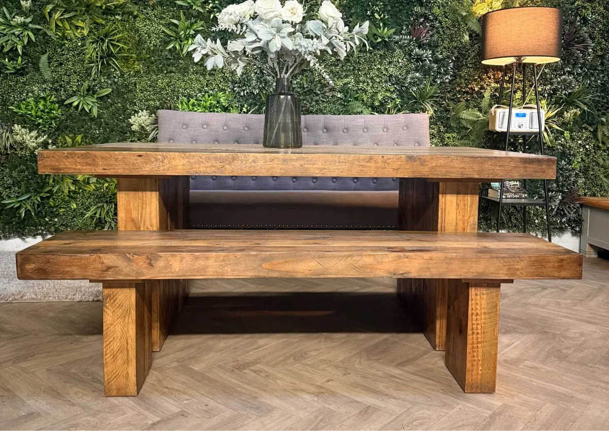 Kitchen table, sofa bench & bench/ dining set - Image 2