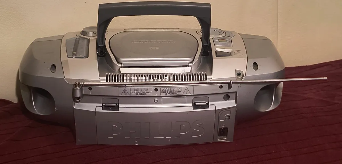 Philips Radio Cassette CD Boombox - Image 3