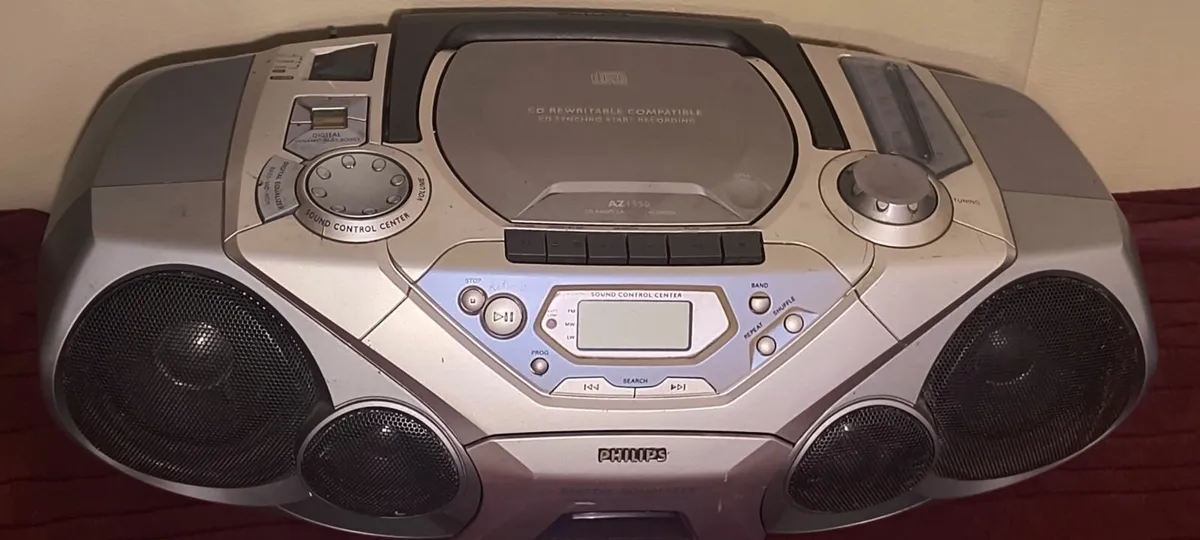 Philips Radio Cassette CD Boombox - Image 1