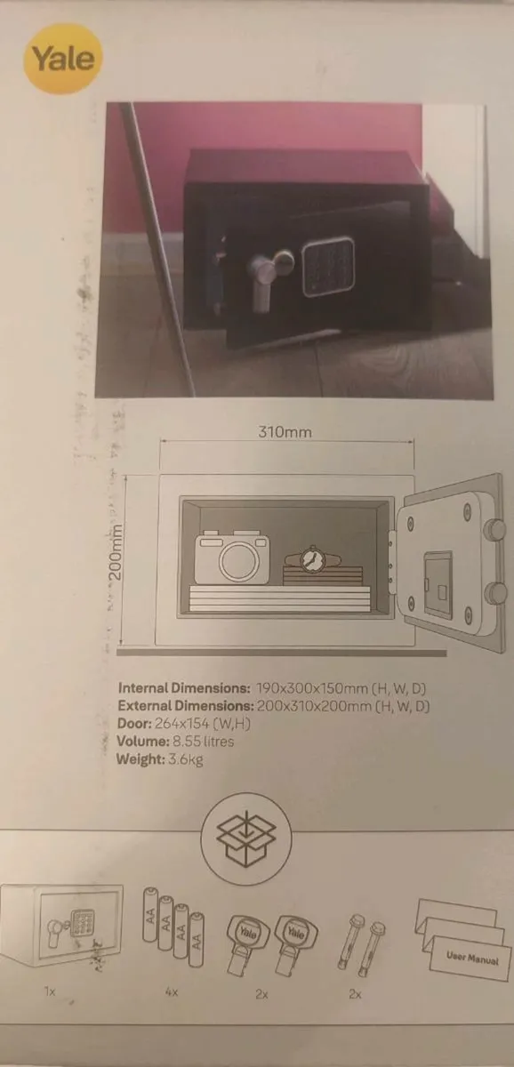 Small electronic safe - Image 4