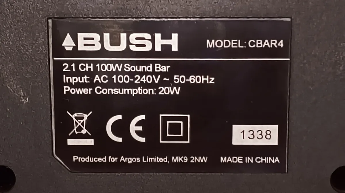 Soundbar.  Output power: 100W - Image 2