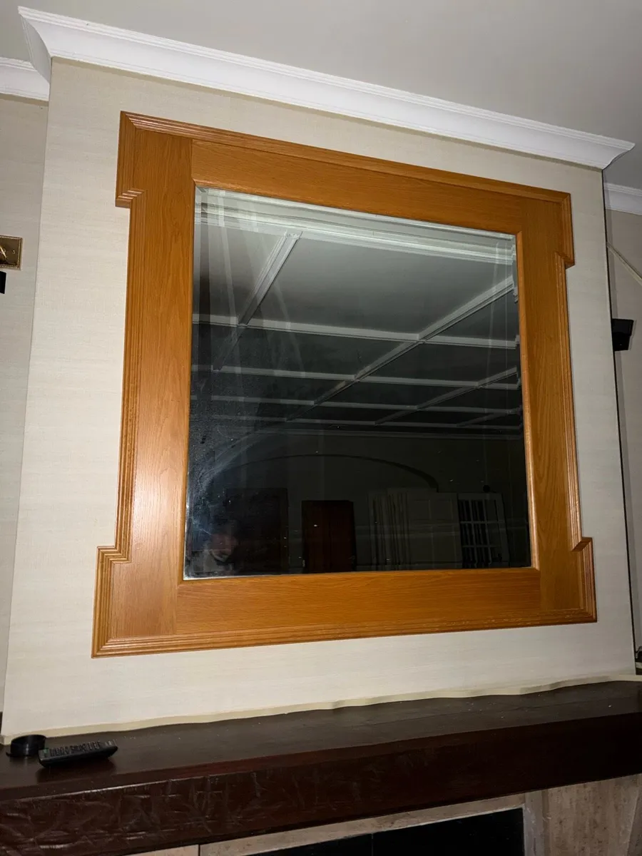 Solid wood mirror - Image 1