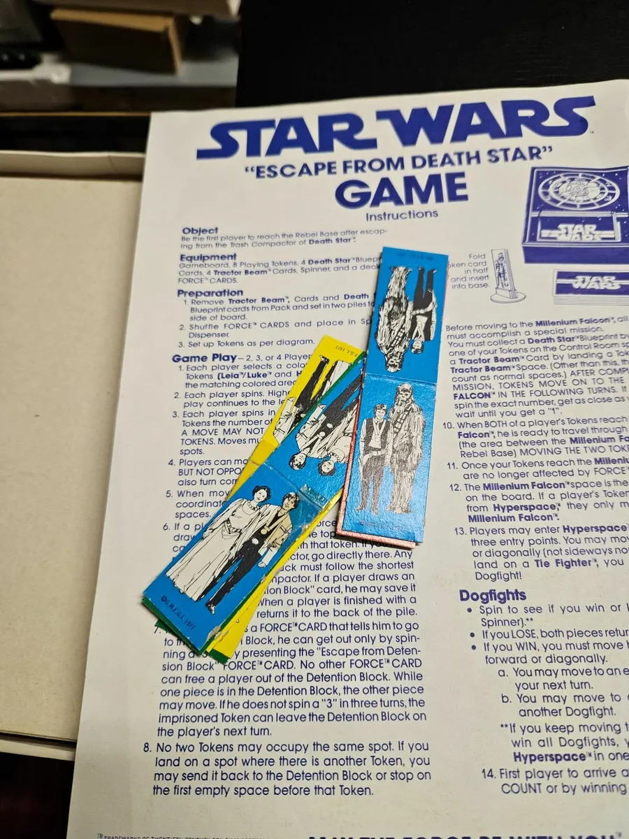 Vintage Star Wars Death Star Board Game - Image 4