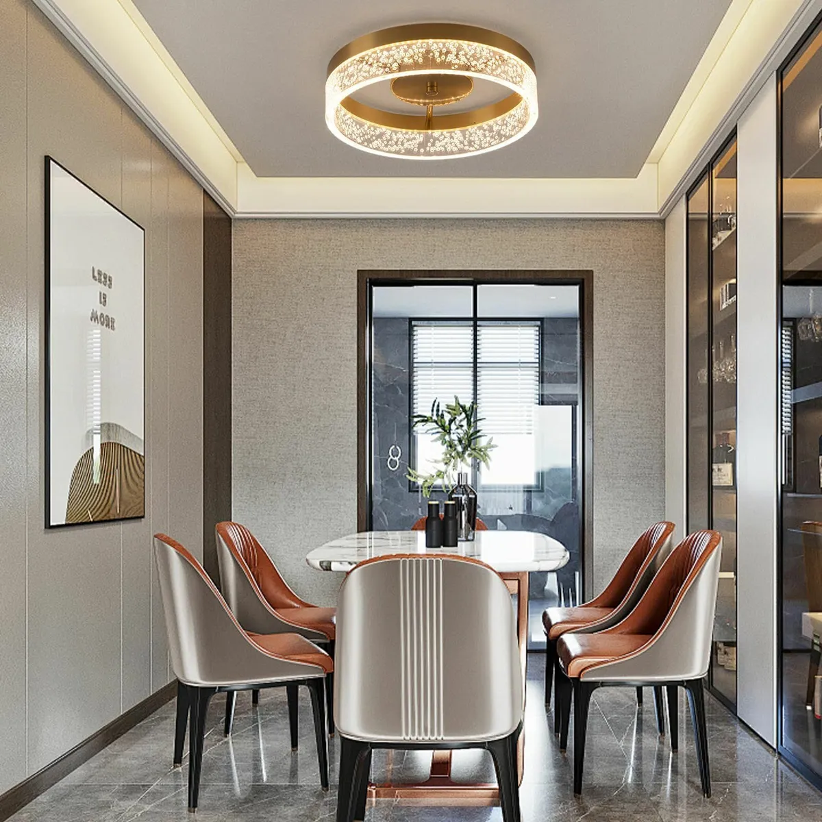 LED Ceiling Light 20W Flush Mount Kitchen - Image 2