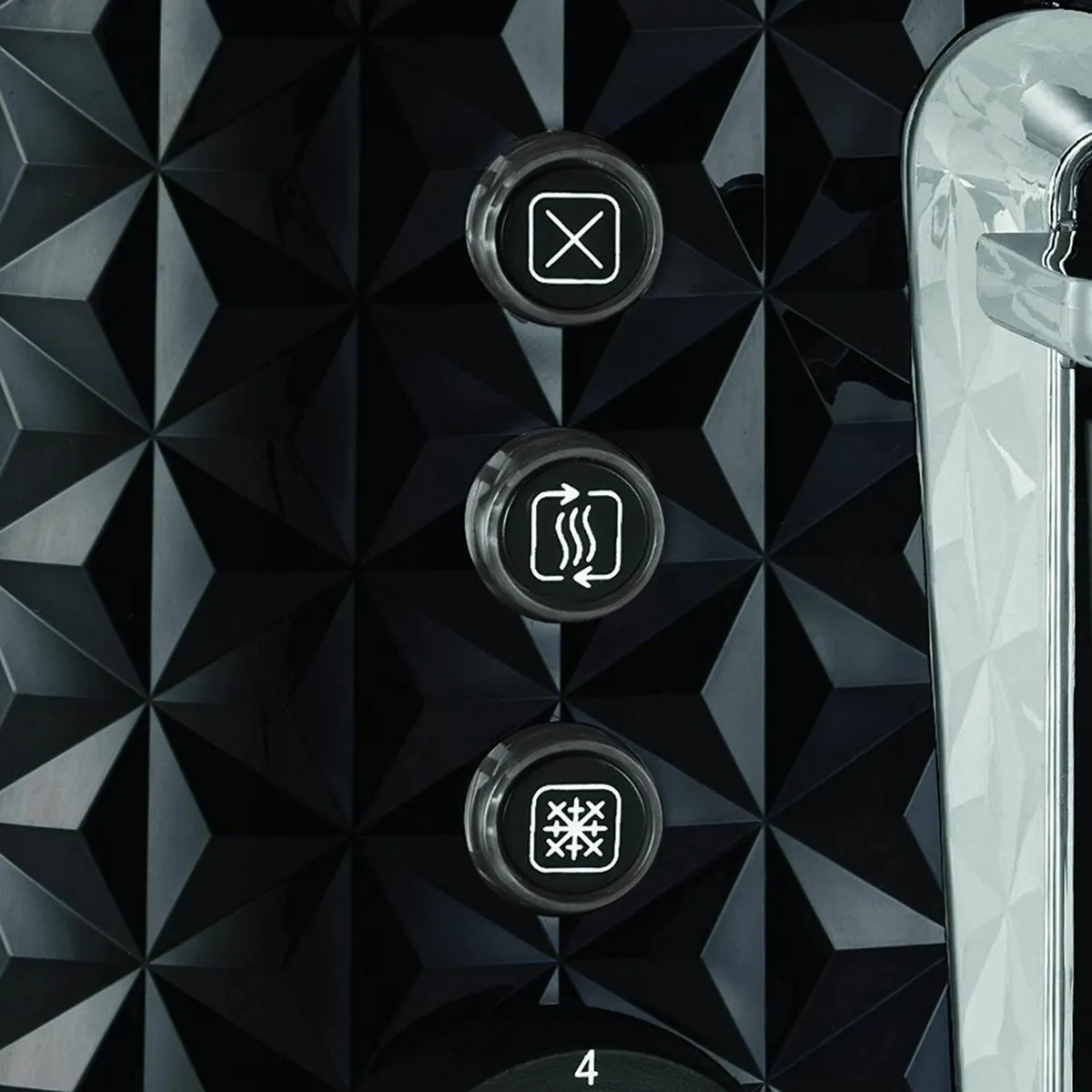 Vector 4 Slice Toaster High Gloss Geometric - Image 4