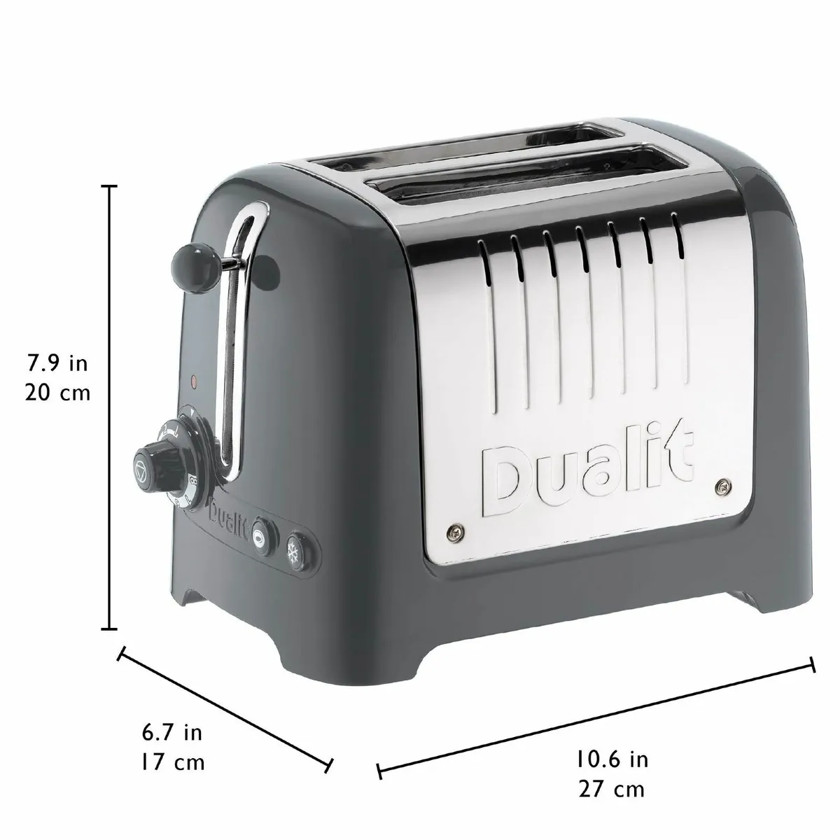 2 Slice Lite Toaster 1.1kW Toasts 60 Slices an - Image 3