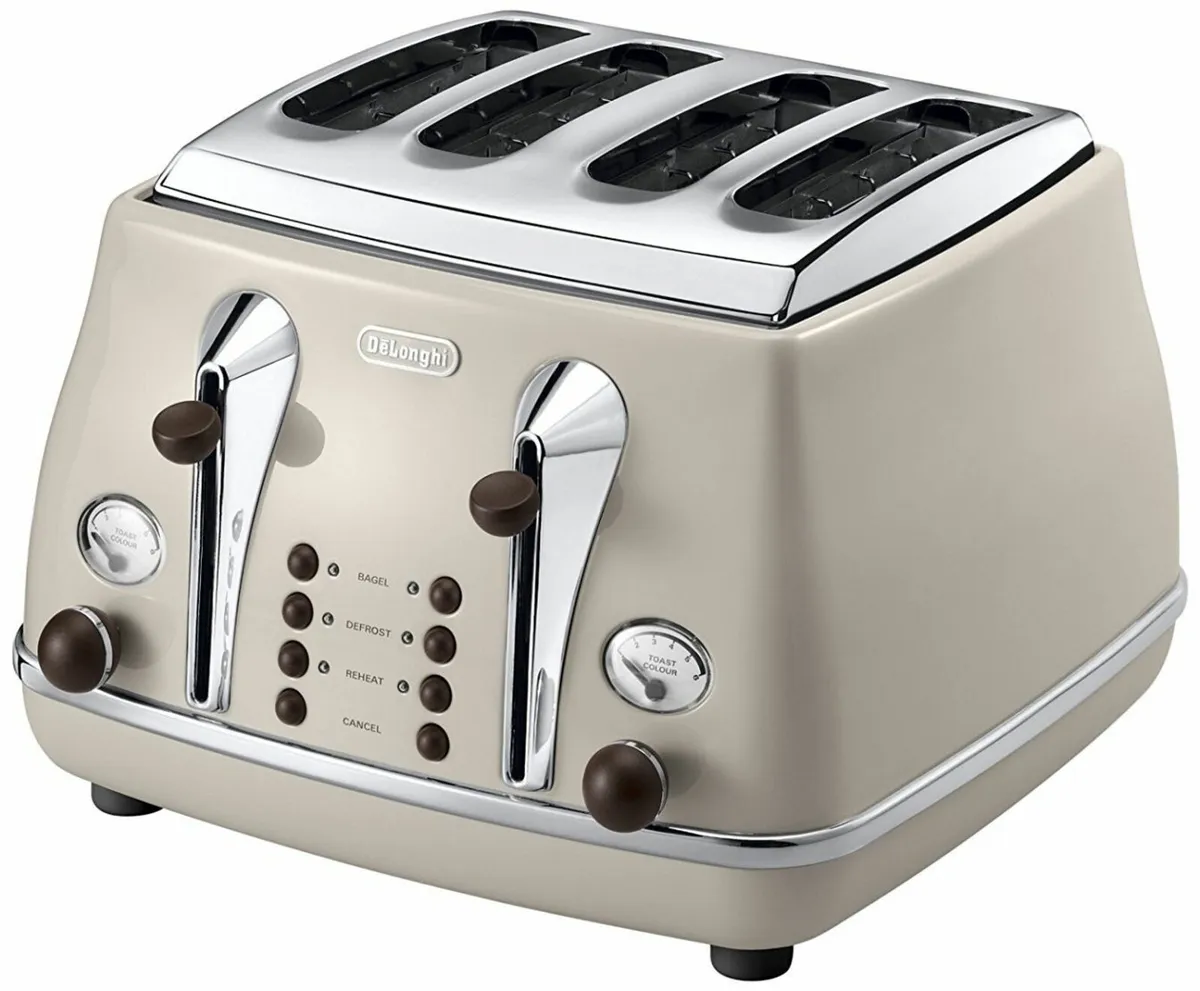 Icona Vintage 4 slot toaster reheat defrost - Image 1