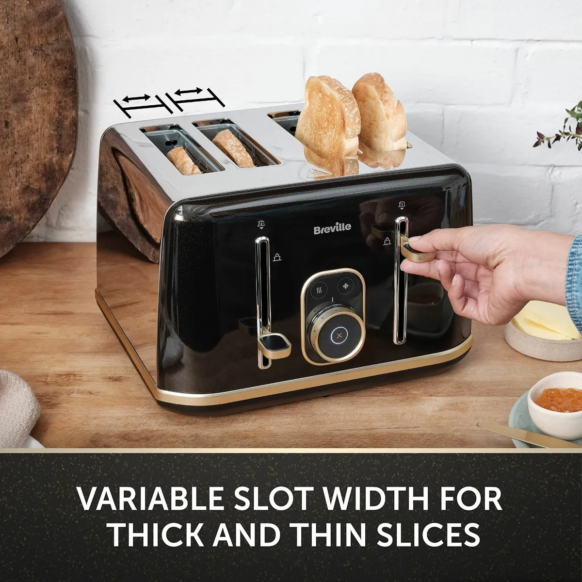 Aura 4 Slice Toaster Touch Control Panel Extra - Image 2