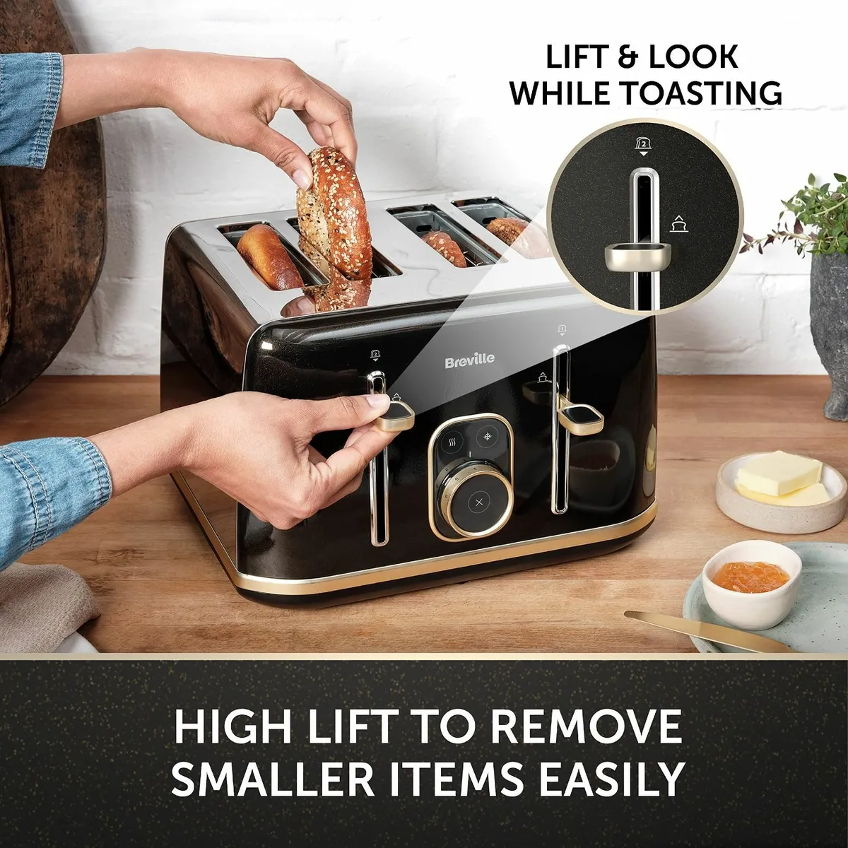 Aura 4 Slice Toaster Touch Control Panel Extra - Image 3