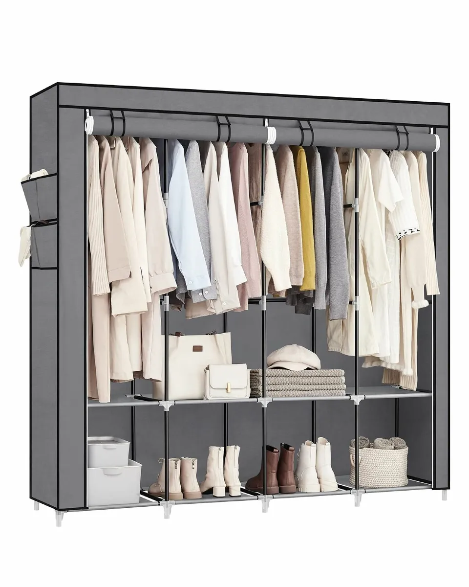 Clothes Wardrobe Portable Closet Garment Organiser - Image 1