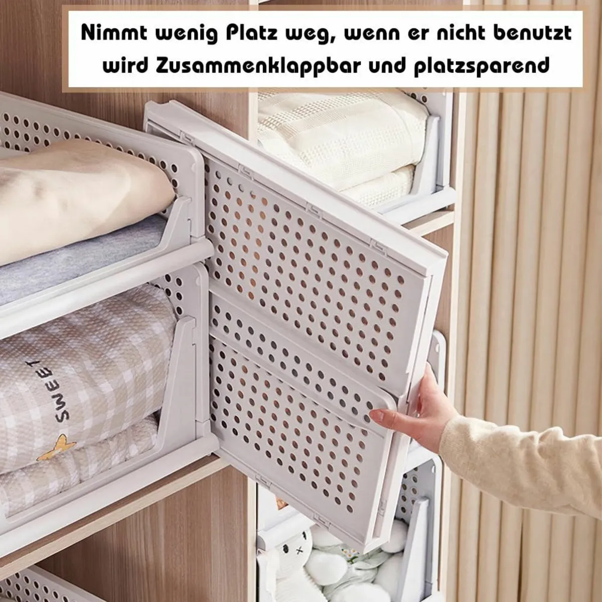 Set of 5 Extra Large Stackable Wardrobe Storage - Image 4