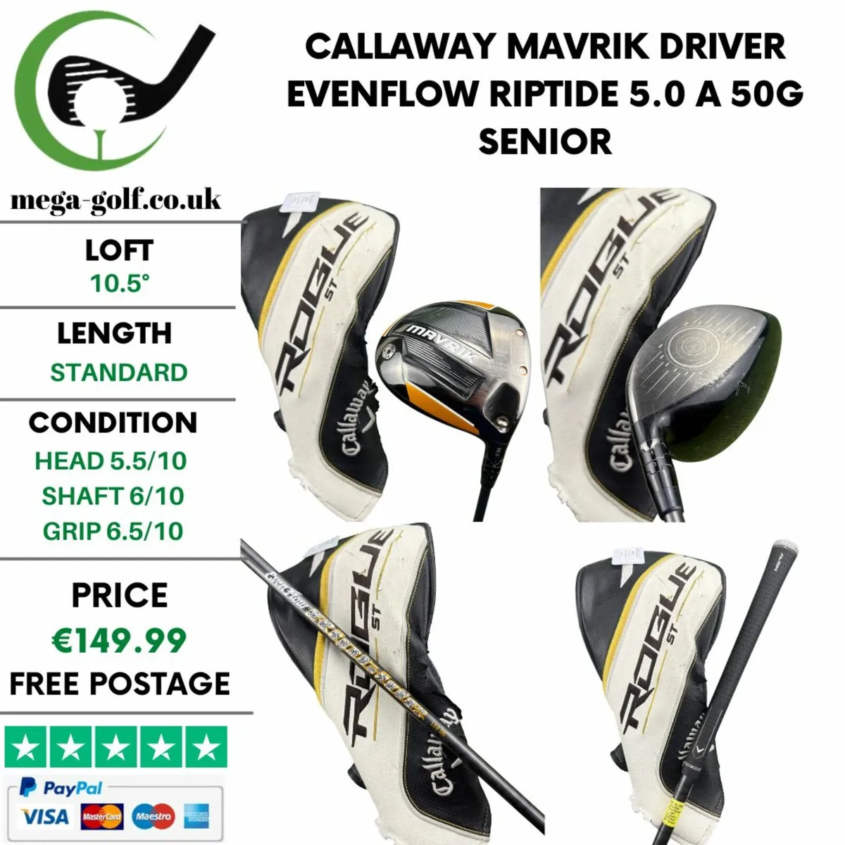 Callaway Mavrik Driver / 10.5° / Senior - Image 1