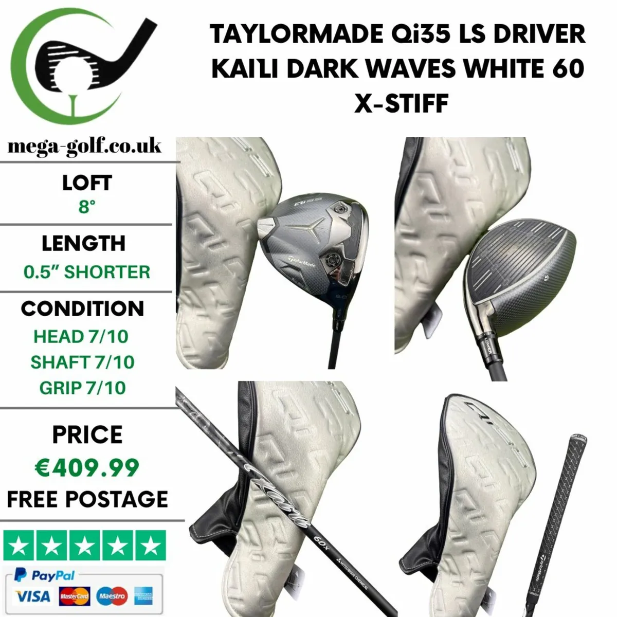 Taylormade Qi35 Ls Driver / 8° / X-Stiff - Image 1