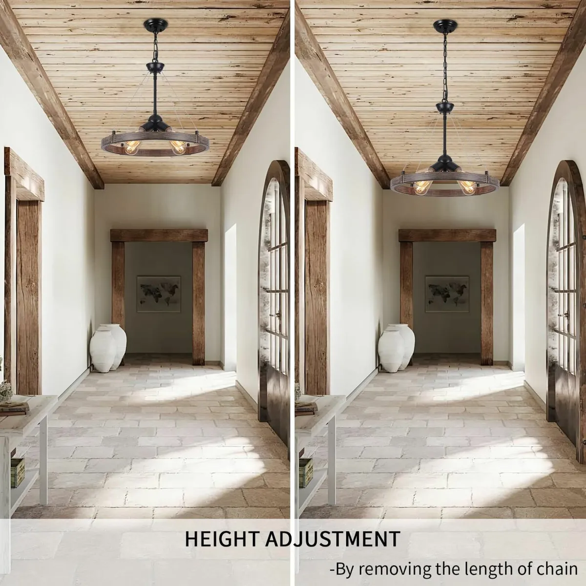 Rustic Chandeliers Ceiling Light Living Room 4 - Image 3