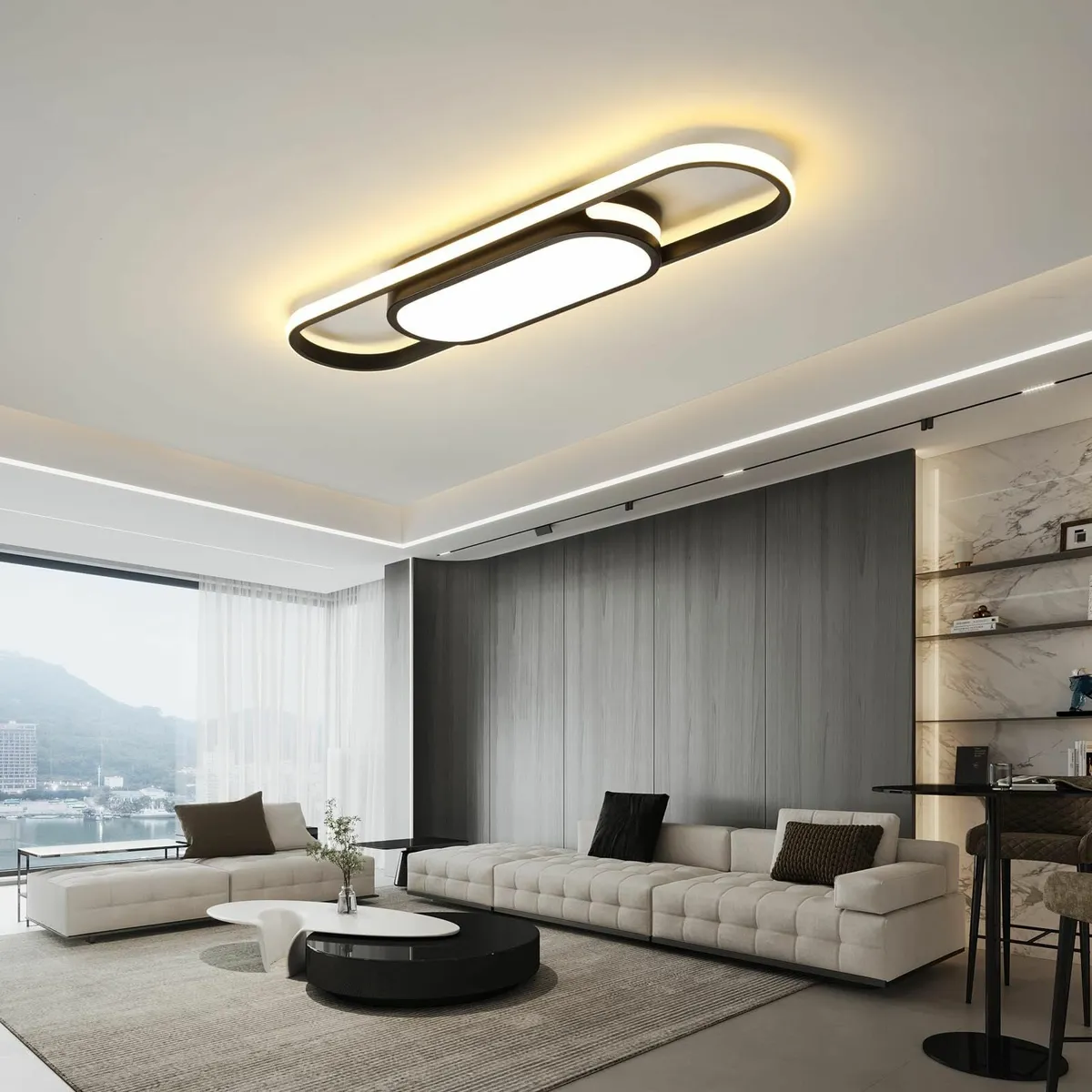 Modern Ceiling Lamp LED Light with Remote Control - Image 4
