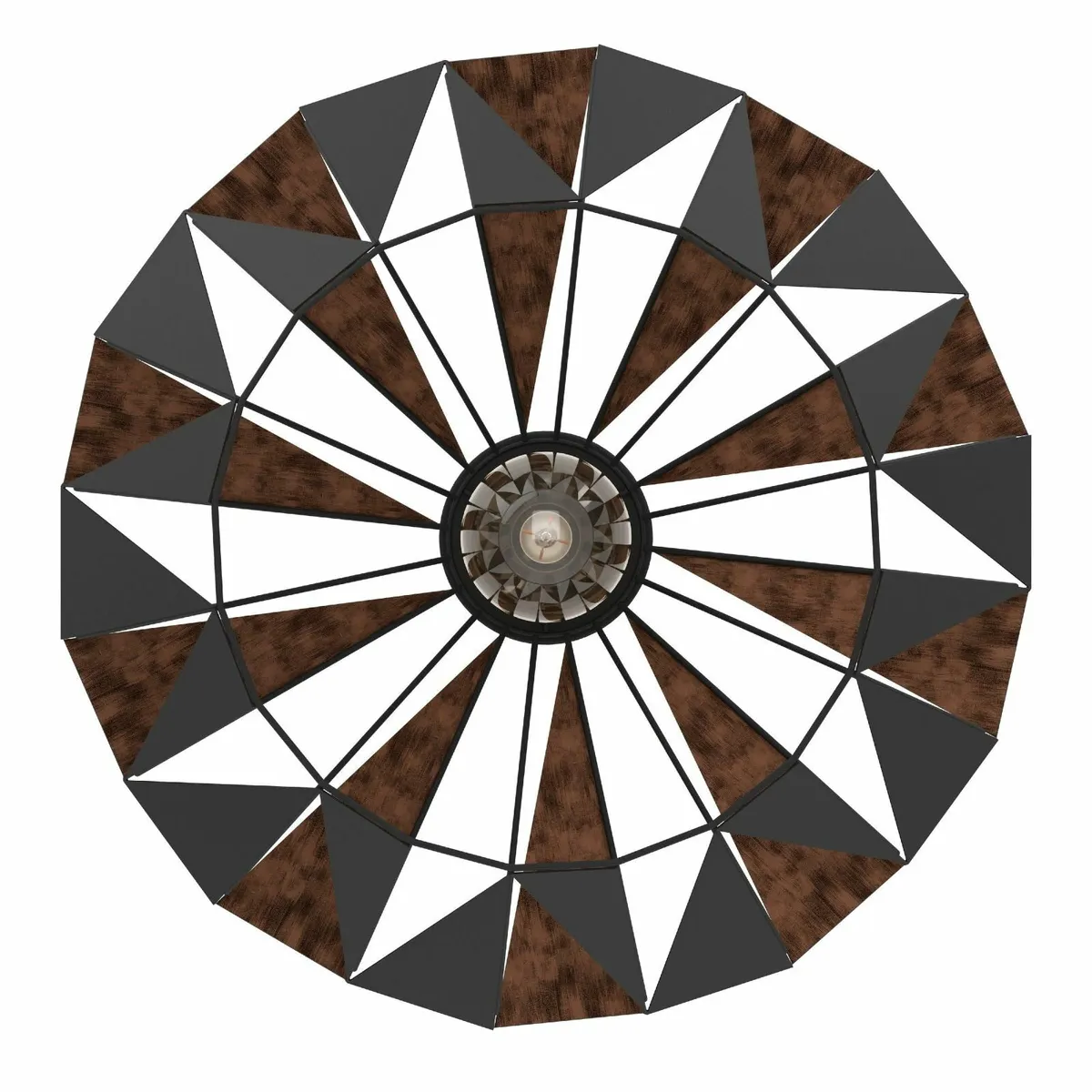 Flush Ceiling Light Carlton6 Vintage Industrial - Image 4