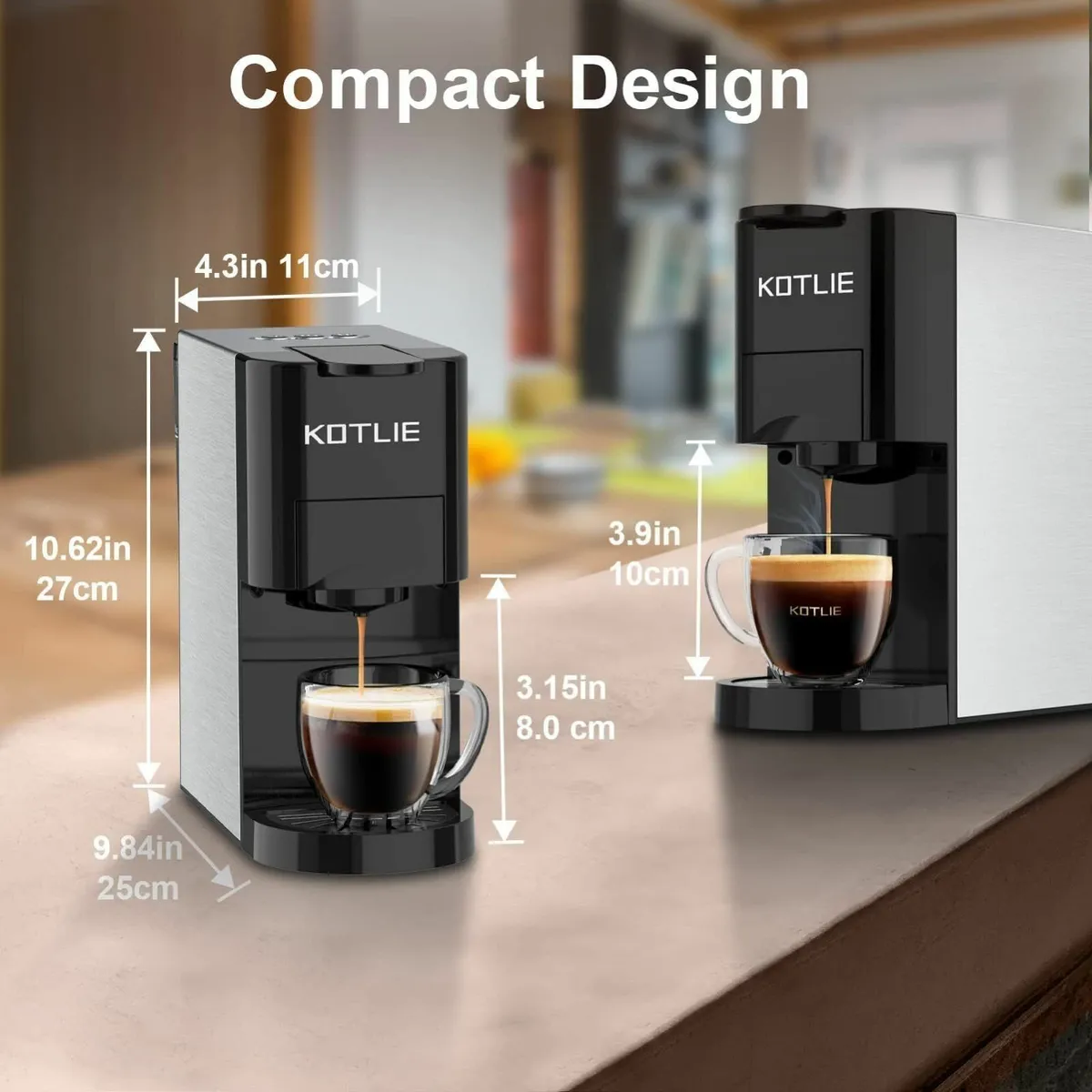 Espresso 4in1 Coffee Machine for Nespresso - Image 2