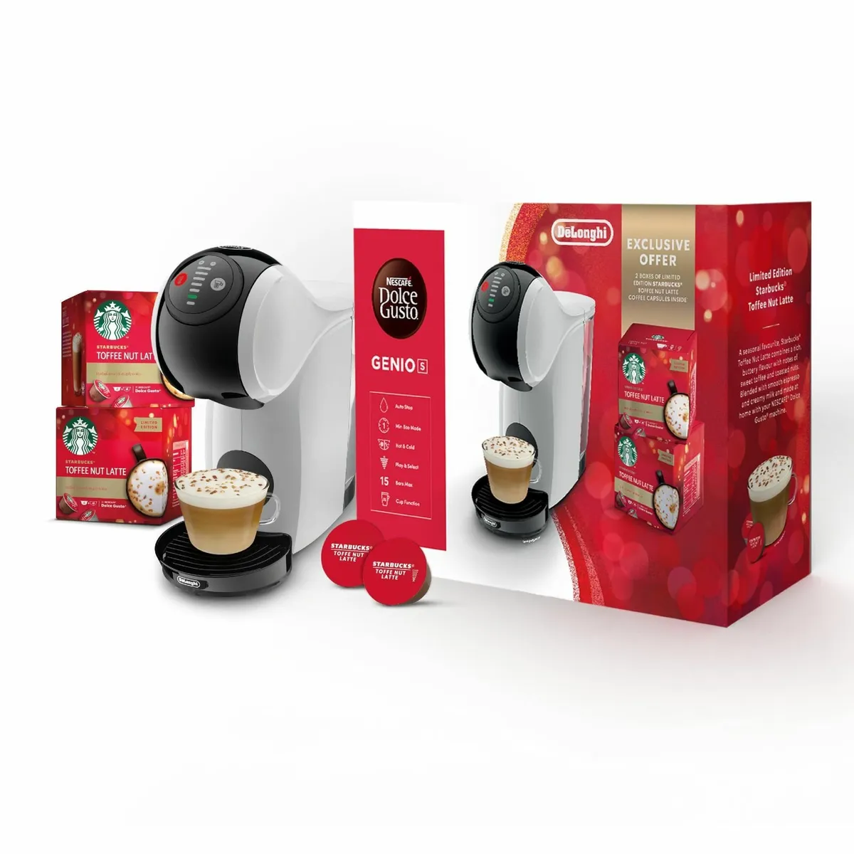 Dolce Gusto De'Longhi EDG226.W Genio S Pod Coffee