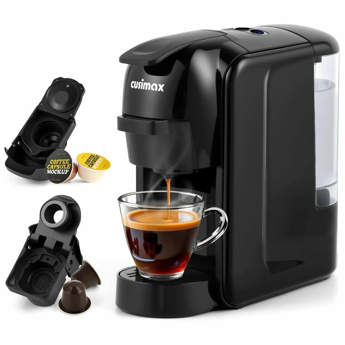 Coffee Machine Single-Serve Pod 19 Bar Pressure - Image 1