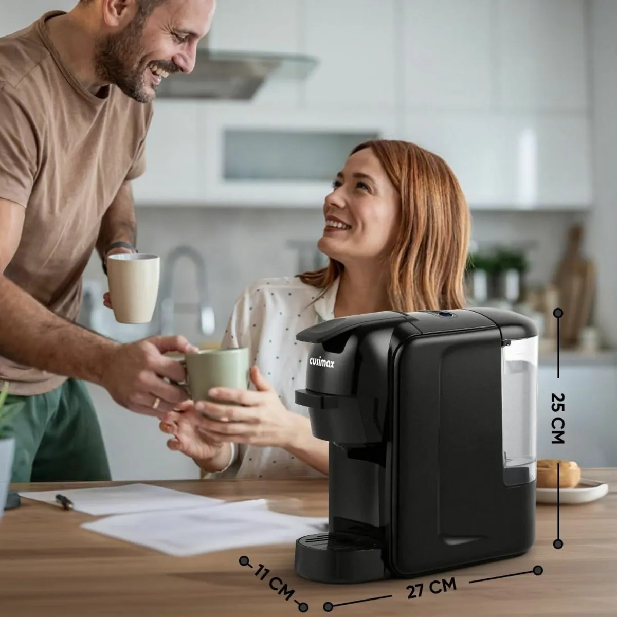 Coffee Machine Single-Serve Pod 19 Bar Pressure - Image 3