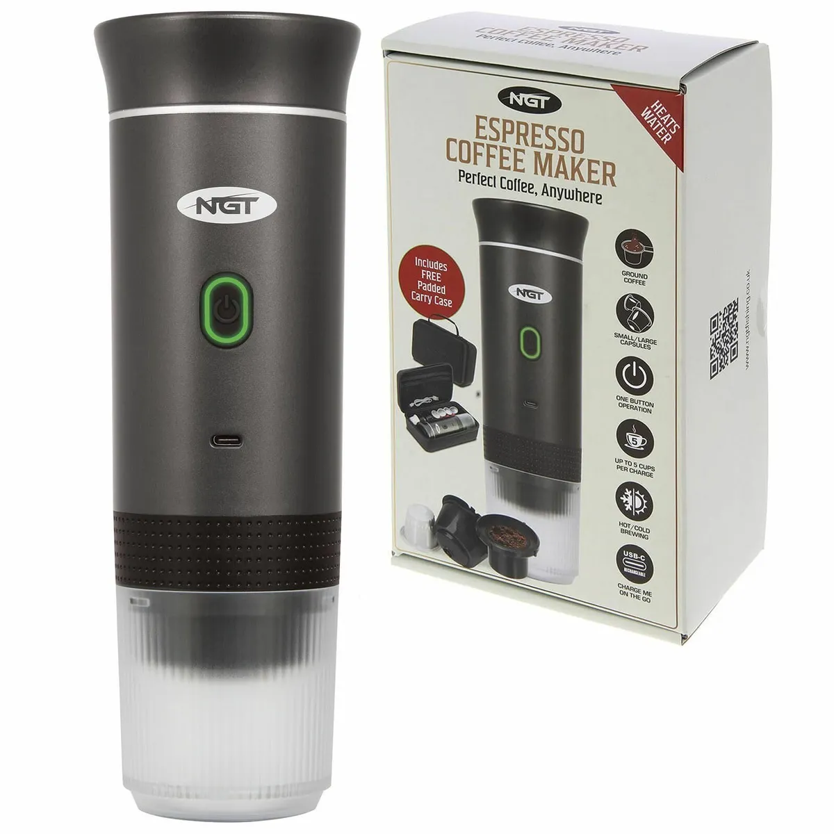 3-in-1 Portable Espresso Coffee Maker Self - - Image 3