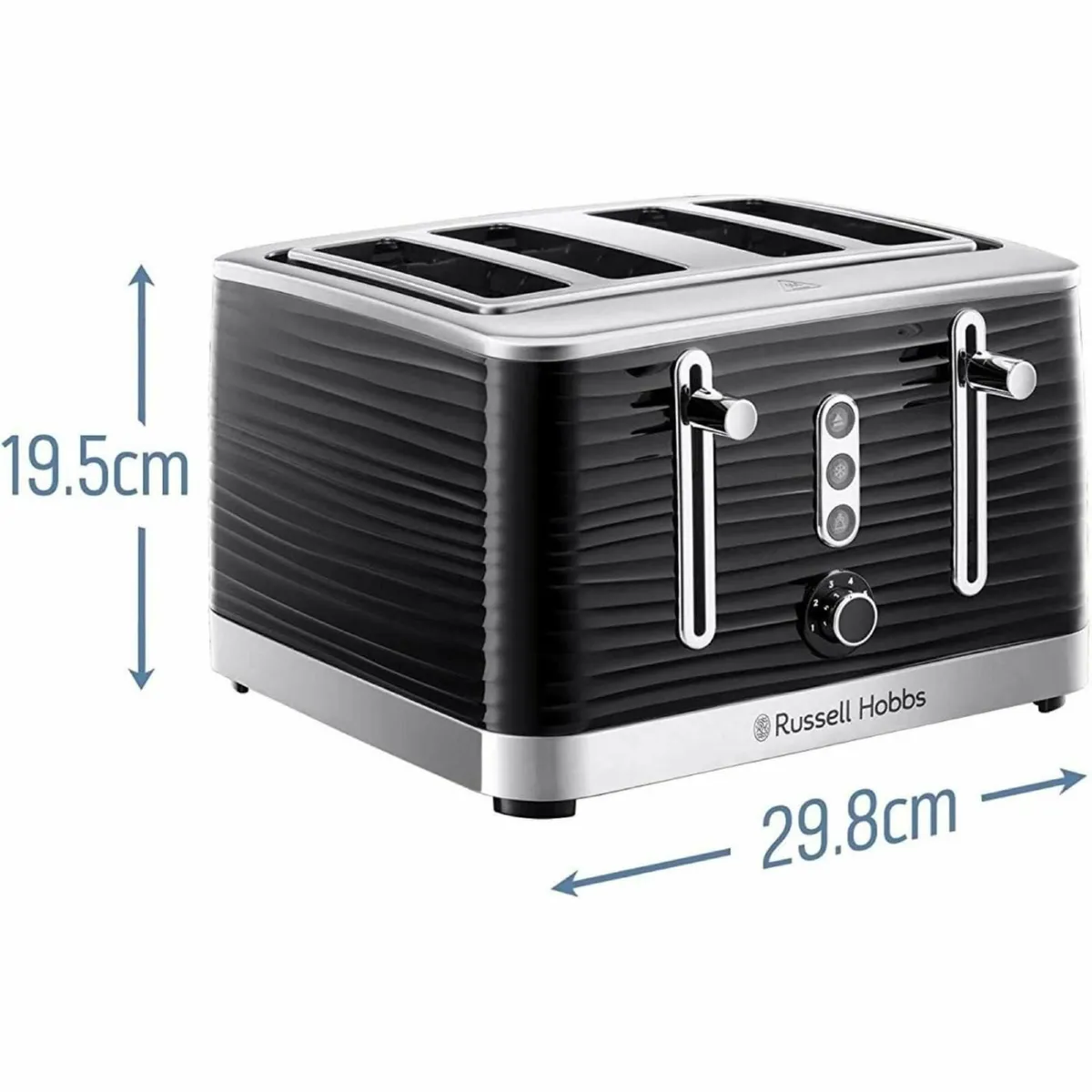 Inspire 4 Slice Toaster (Extra wide slots High - Image 3