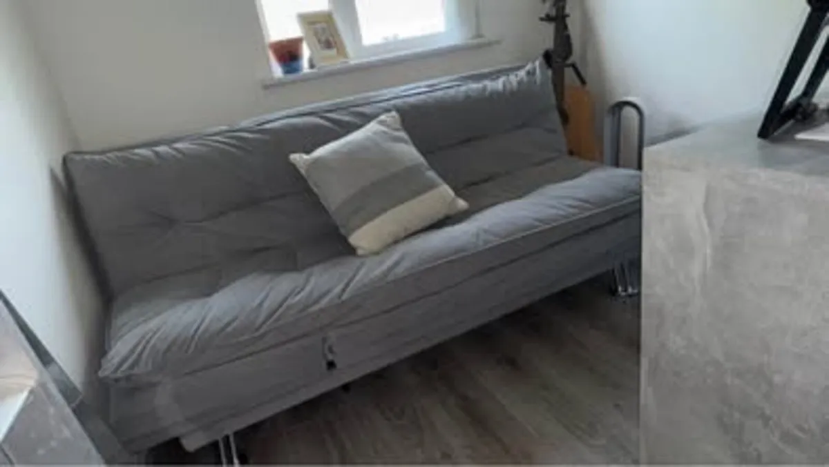 Grey Soft Bed for sale - Image 2